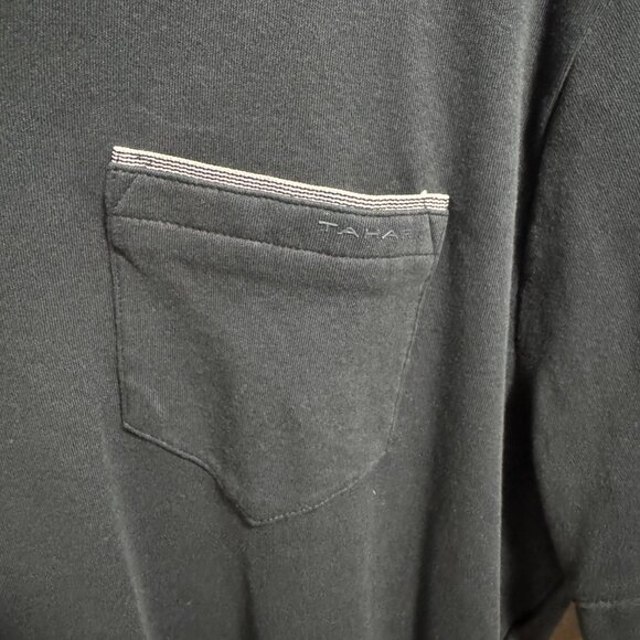 Tahari Men's Blue Short Sleeve Polo, Large - Picture 3 of 4